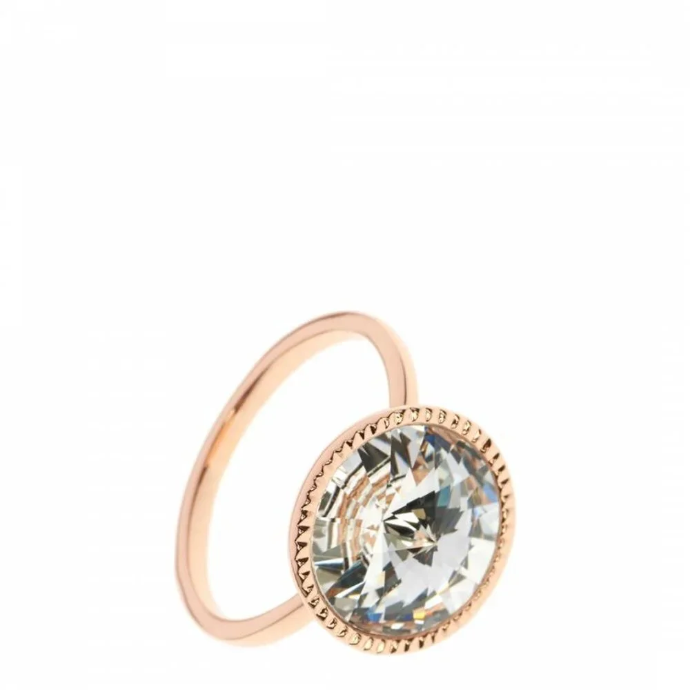 Ted Baker Rada Rivoli 'Smoke Gray' Swarovski Crystal Ring